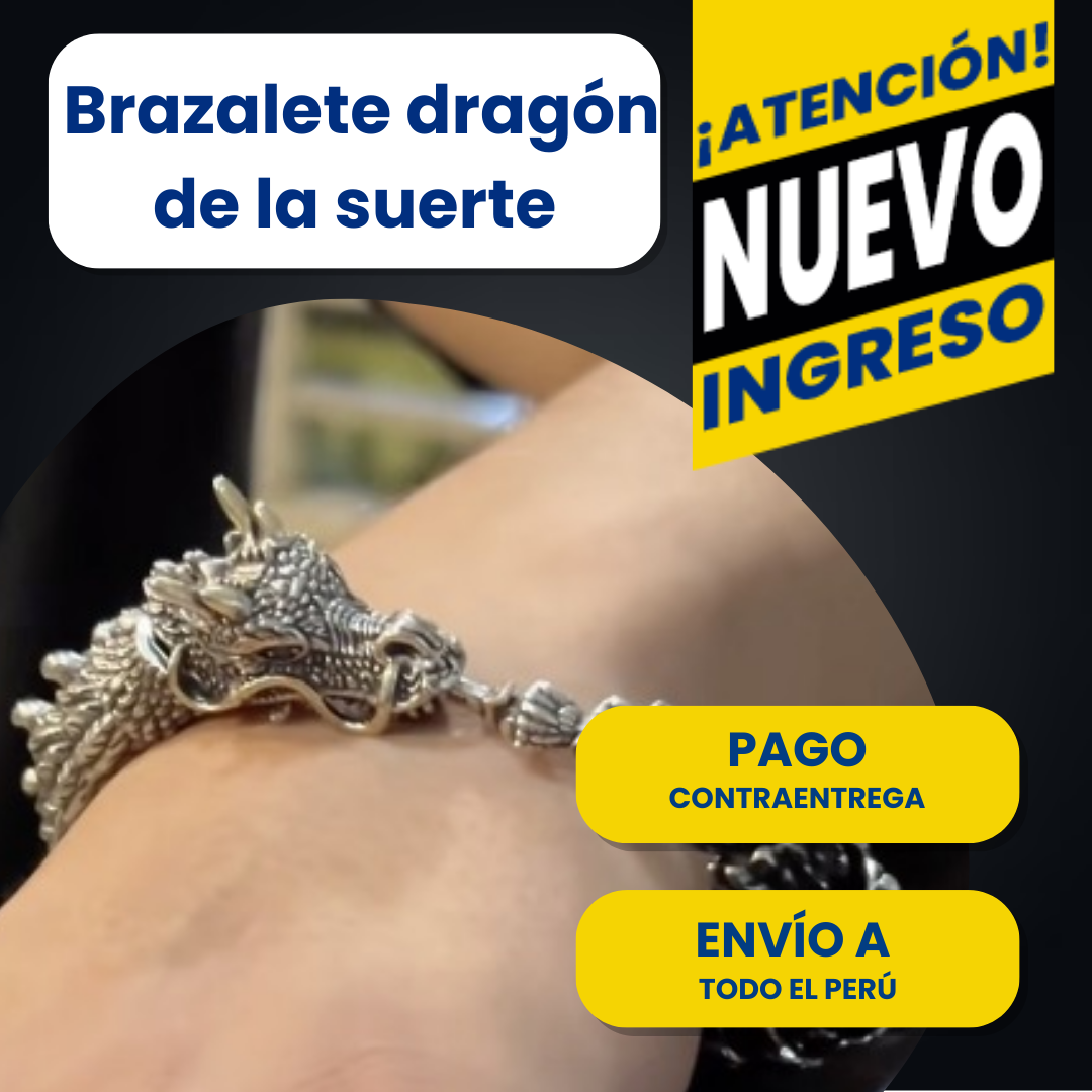 BRAZALETE DRAGON DE LA SUERTE 🐉🍀