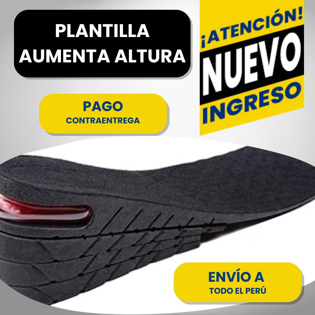 PLANTILLA AUMENTA ALTURA Pie Completo 👞🕴🏻⬆️