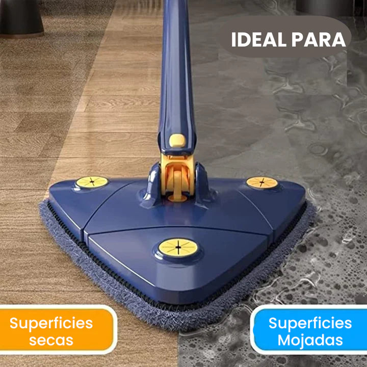 Trapeador Triangular 360° – Limpieza Rápida sin Esfuerzo