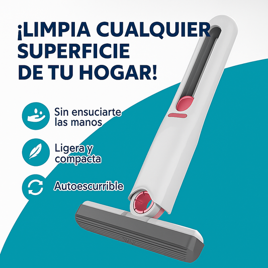 Mopa ExprimeFácil™ - La mini trapeadora mágica que limpia sin esfuerzo