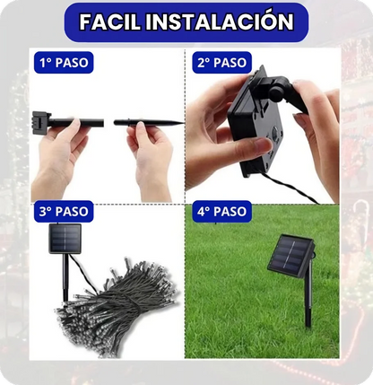 LUCES SOLARES NAVIDAD 2x🎁Oferta Navideña – LUZMAGIC